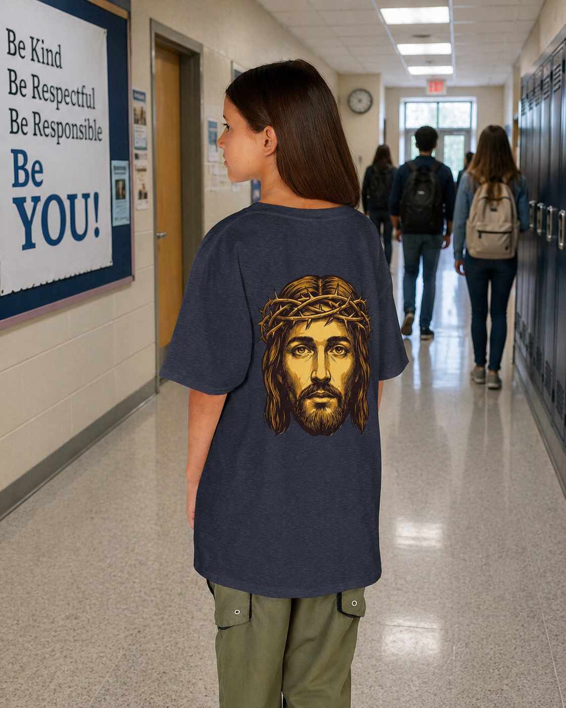 Truth Seeker™ Kids Tee – Crown of Thorns Jesus Shirt