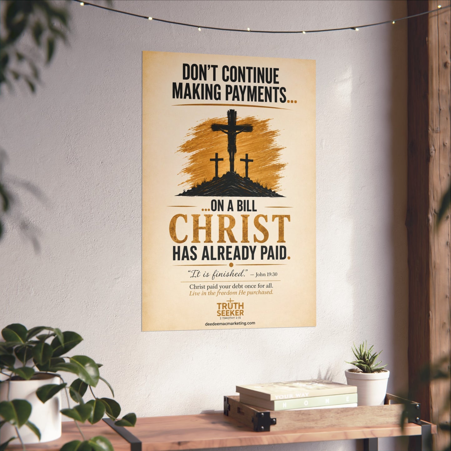 Paid in Full™ Fine Art Print | John 19:30 | Truth Seeker Signature Collection