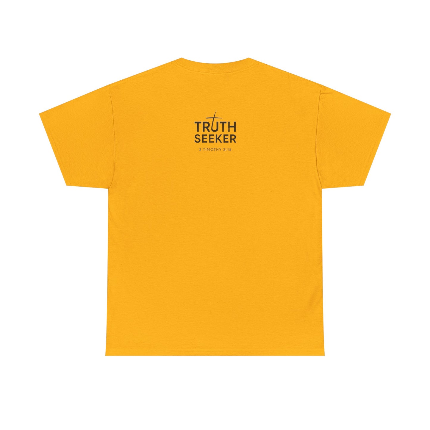 Man in the Middle T-Shirt — Christian Faith Cross Tee (Truth Seeker)