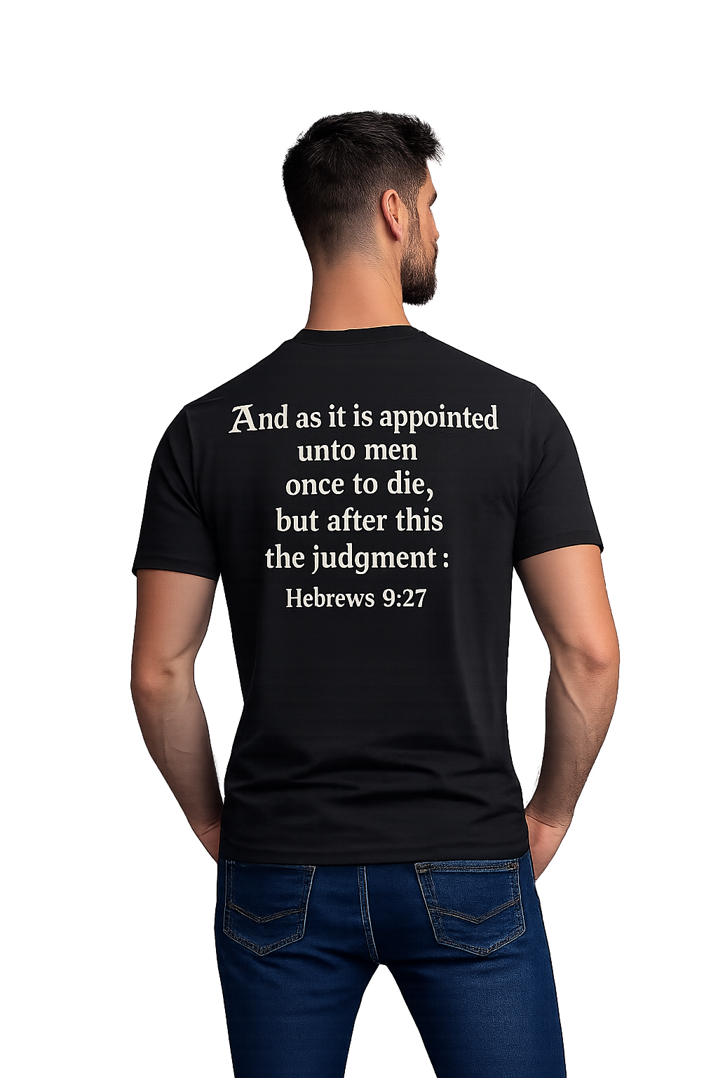 T-Shirt - 'I Knew This Would Happen' Tombstone Graphic with Hebrews 9:27 Church Gothic Tee