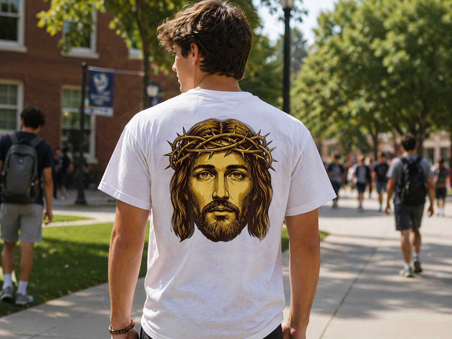 Truth Seeker Tee | Crown of Thorns Christian T-Shirt (Light Colors)