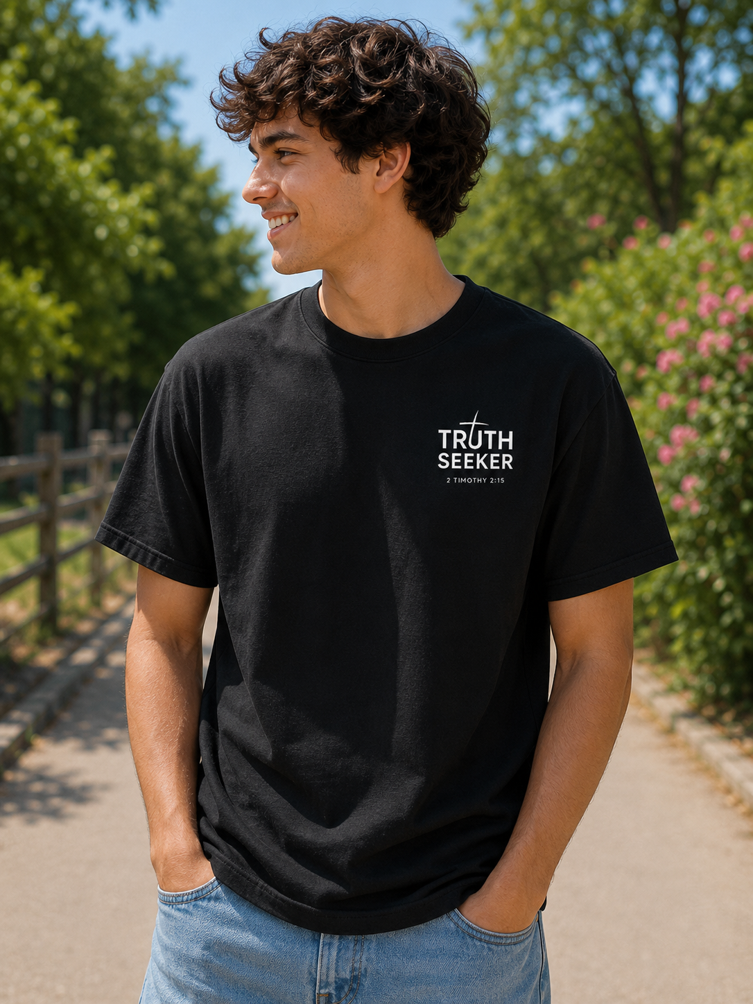 Truth Seeker “With God All Things Are Possible” Matthew 19:26 Faith T-Shirt
