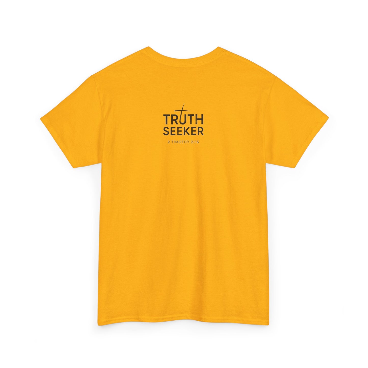 Man in the Middle T-Shirt — Christian Faith Cross Tee (Truth Seeker)