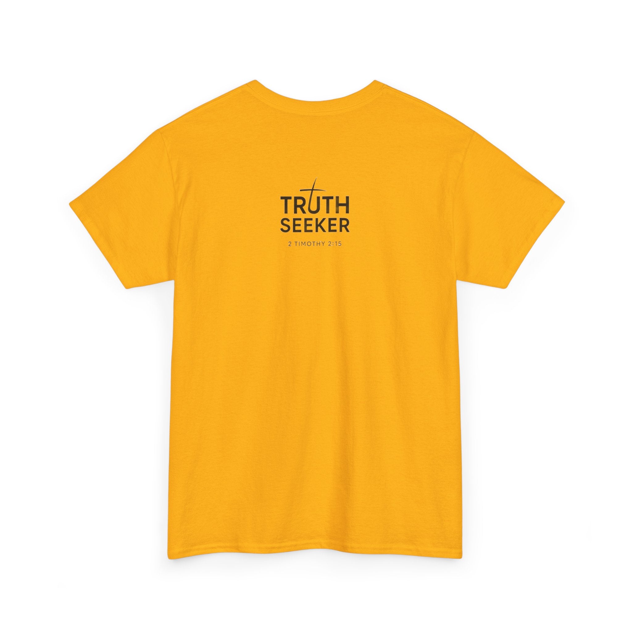Man in the Middle T-Shirt — Christian Faith Cross Tee (Truth Seeker)