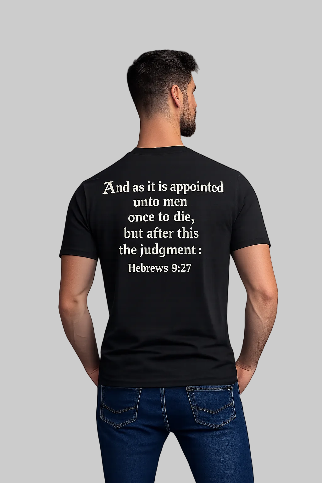 Truth Seeker™ Black Tee – Hebrews 9:27