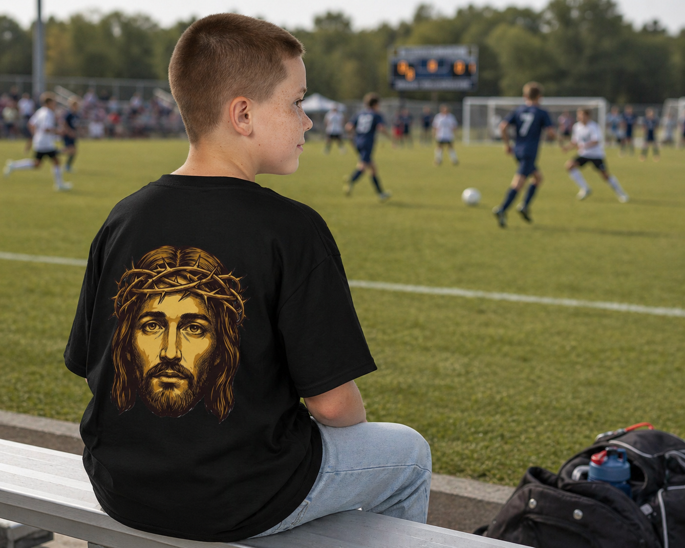Truth Seeker™ Kids Tee – Crown of Thorns Jesus Shirt