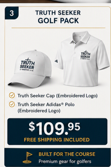 Truth Seeker Golf Pack | Premium Christian Golf Apparel