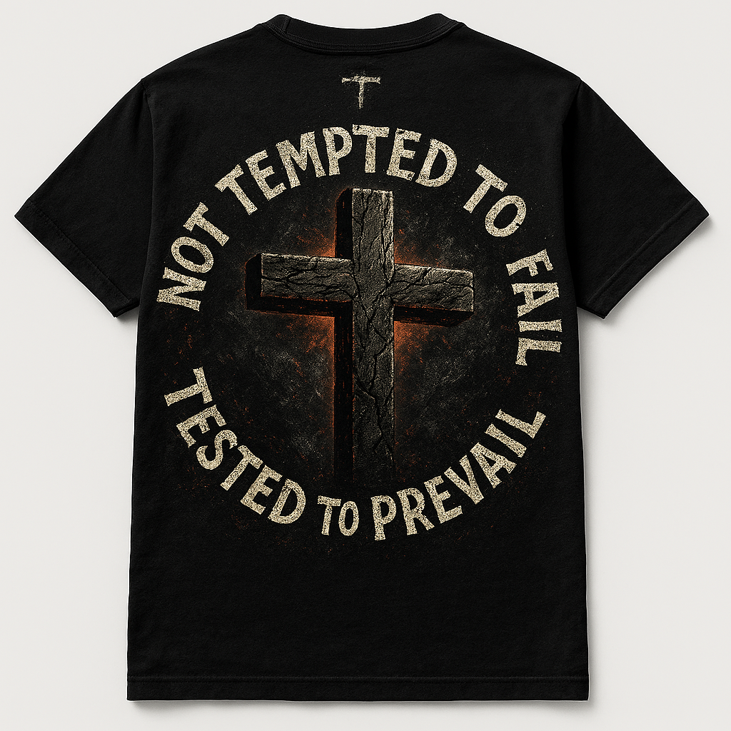 Truth Seeker “Tested to Prevail” Cross Tee